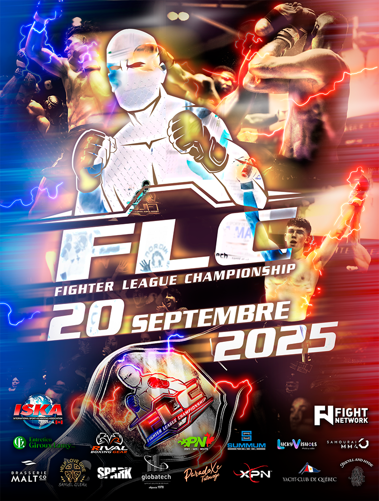 Affiche de l’évènement GALA 20 septembre 2025 FLC | Fighter League Championship