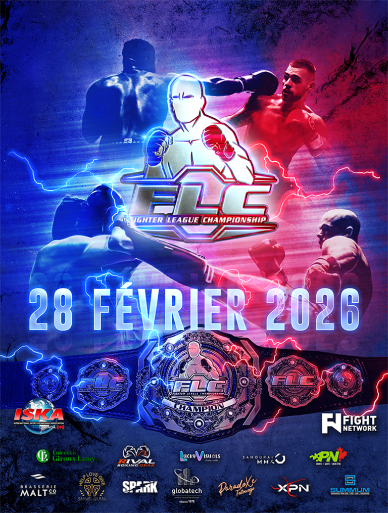 Affiche de l’évènement GALA 28 février 2026 FLC | Fighter League Championship