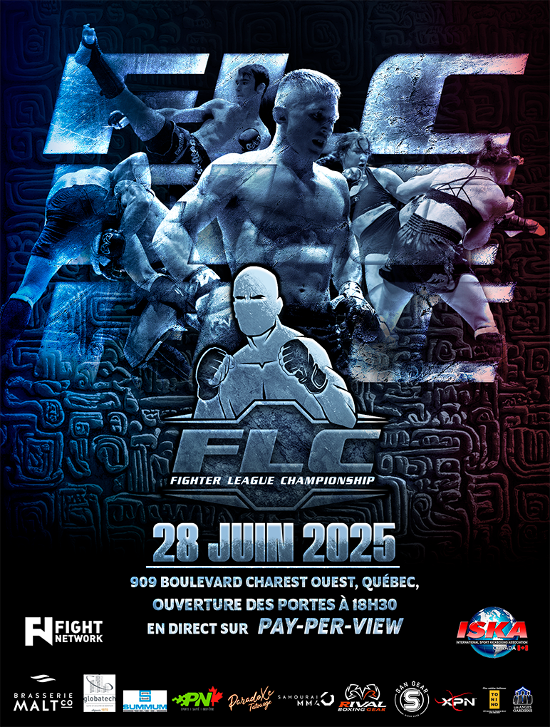 Affiche de l’évènement GALA 28 juin 2025 FLC | Fighter League Championship