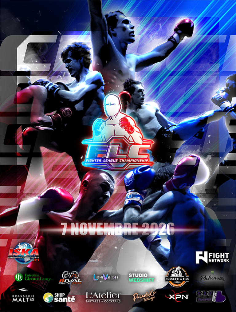 Affiche de l’évènement GALA 7 novembre 2026 FLC | Fighter League Championship